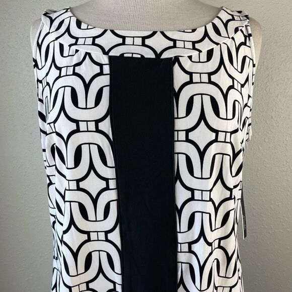 NWT Essentials by Milano Sleeveless Blouse Top - Picture 2 of 10